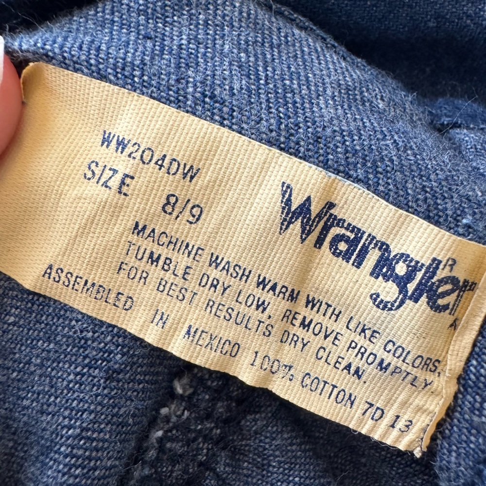 Wrangler Dark Blue Denim Maxi Skirt - Picture 8 of 8